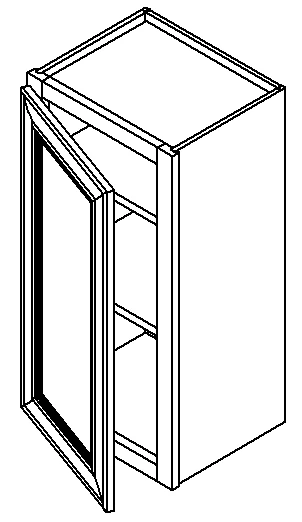 White Shaker Wall Cabinet 09