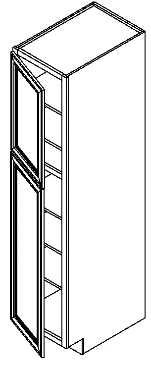 White Shaker Pantry Cabinet 18