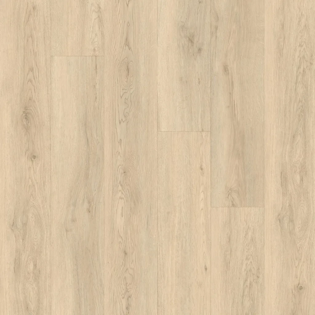 Waterproof Rigid Core Vinyl Plank — Light Natural Oak Look, 9 x 60 in., 8mm, 22mil Wear Layer